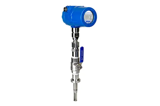Type d'insertion Débitmètre massique de gaz thermique