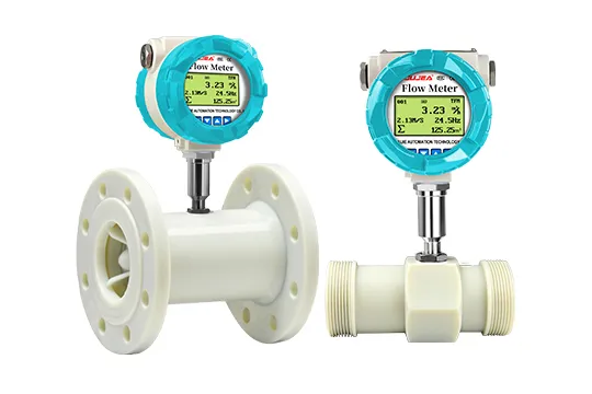 Débitmètre à turbine PTFE