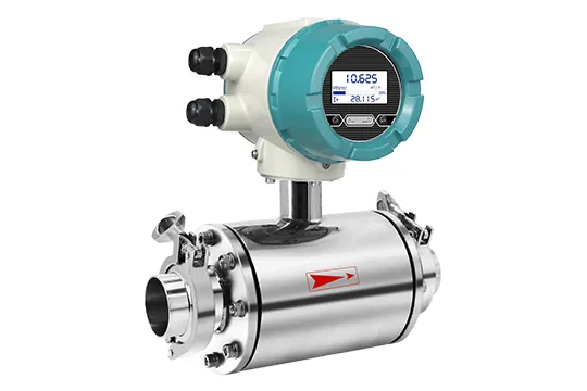Pince sanitaire débitmètre électromagnétique